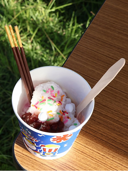 配布かき氷